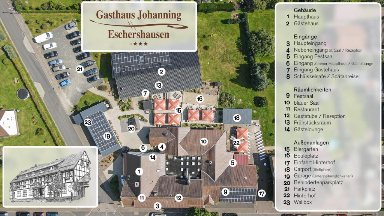 Gasthaus Johanning Ek Uslar Dış mekan fotoğraf